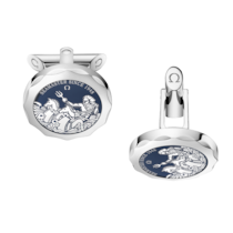 OMEGA Aqua Gemelos, platinas de cristal de zafiro, acero noble - C607ST0000405