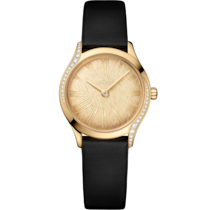 De Ville Mini Trésor 26 mm, oro Moonshine™ con pulsera de tela - 42857266099001