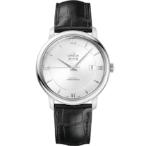 De Ville Prestige 39,5 mm, acero con pulsera de piel - 42413402002001