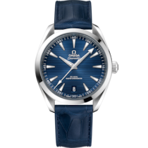 Seamaster Aqua Terra 150M 41 mm, acciaio su cinturino di pelle - 22013412103003