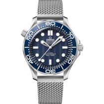 Seamaster Diver 300M 42 mm, Stahl mit Stahlarmband - 21030422003002