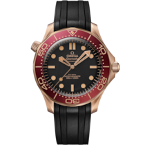 Seamaster Diver 300M 42 mm, Bronze gold on rubber strap - 21092422001003