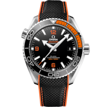 Seamaster Planet Ocean 600M 43.5 mm, steel on rubber strap