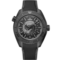 Seamaster Planet Ocean 600M 45,5 mm, Schwarze Keramik mit Kautschukband - 21592462201007