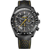 Speedmaster Dark Side of the Moon 44,25 mm, Schwarze Keramik mit Kautschukband - 31092445001001