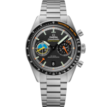 Speedmaster Pilot 40,85 mm, Stahl mit Stahlarmband - 33210415101002