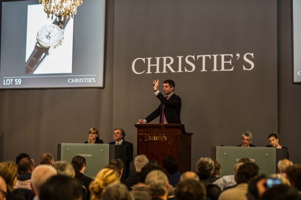luxury watch auction houses